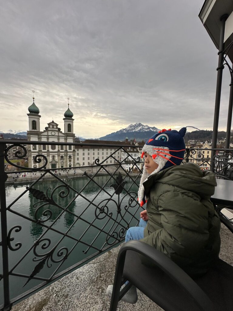 Great view from Hotel Des Balance Balcony