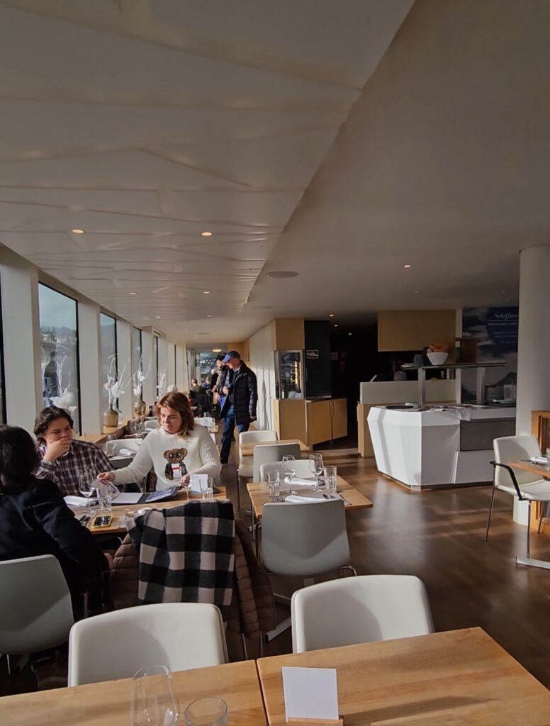 Interior of Lake Lucerne Cruise