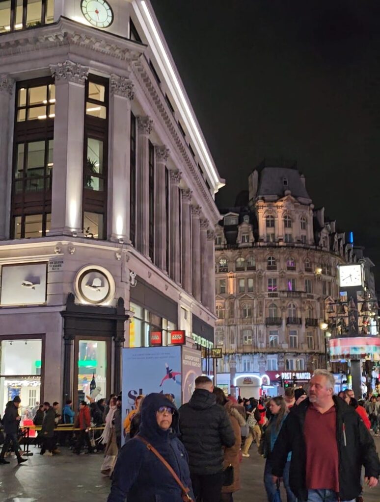 Walking around Leicester Square