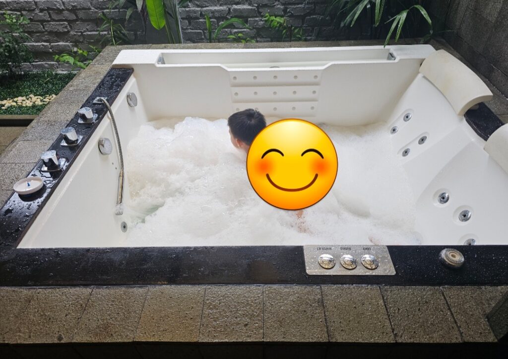 Jacuzzi at Natra Bintan