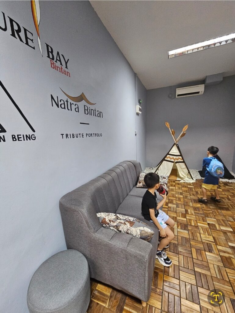 Natra BIntan Waiting Lounge at Ferry Terminal